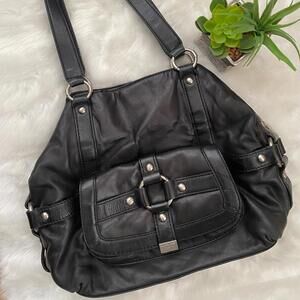 Michael Kors Black Leather Handbag